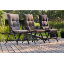 Cojín de Silla de Exterior Respaldo Alto- Bahama- Color Plata- Hartman®  HARTMAN OUTDOOR FURNITURE