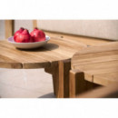 Mesa Auxiliar de Jardín Leonora de Madera (64 Cm)-hartman®  HARTMAN OUTDOOR FURNITURE