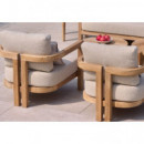 Mesa Auxiliar de Jardín Leonora de Madera (64 Cm)-hartman®  HARTMAN OUTDOOR FURNITURE