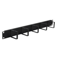 WP Guia Cable Panel 1U Negro