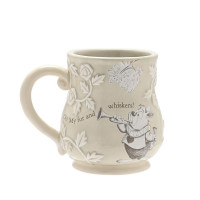 Taza Relieve Conejo Blanco Alicia en el País de las Maravillas  DISNEY