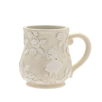 Taza Relieve Conejo Blanco Alicia en el País de las Maravillas  DISNEY
