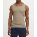 Camiseta HUGO sin Mangas Verde Oscuro