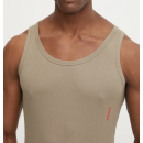 Camiseta HUGO sin Mangas Verde Oscuro