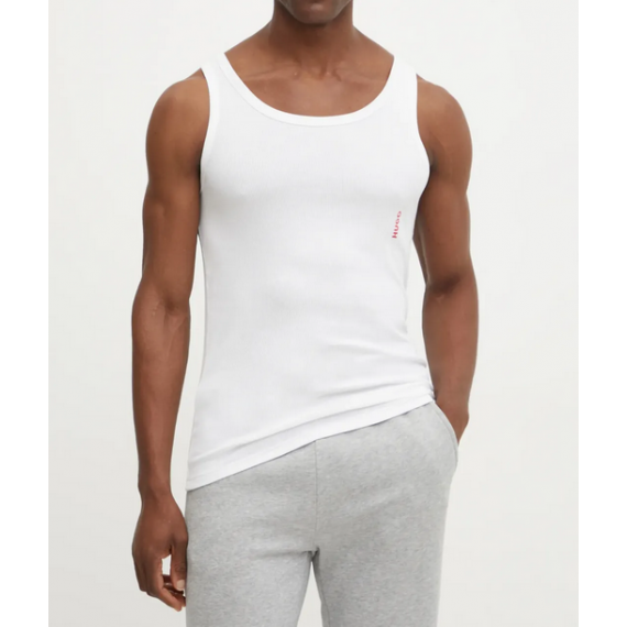 Camiseta HUGO sin Mangas Blanca