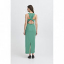Vestidos Vestido ICHI Katine Pine Green