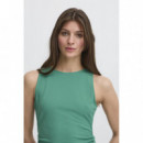 Vestidos Vestido ICHI Katine Pine Green