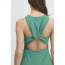 Vestidos Vestido ICHI Katine Pine Green