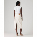 Falda Levi's® con Abertura de Tiro Alto Blanca Snowing In la  LEVI'S