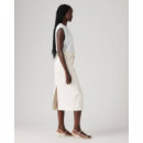 Falda Levi's® con Abertura de Tiro Alto Blanca Snowing In la  LEVI'S