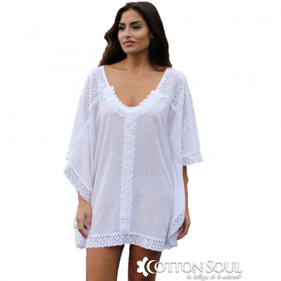 Caftán Poncho Algodón Boheme COTTON SOUL Caftán Poncho Algodón Boheme COTTON SOUL