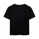 Camiseta Corta con Logo Iridiscente Kids  HUGO BOSS