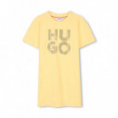 Vestido con Logotipo Apilado Kids  HUGO BOSS