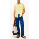 TOMMY HILFIGER - Pigment Dyed Linen Rf Shirt S/s - ZF0 - F|MW0MW35207/ZF0