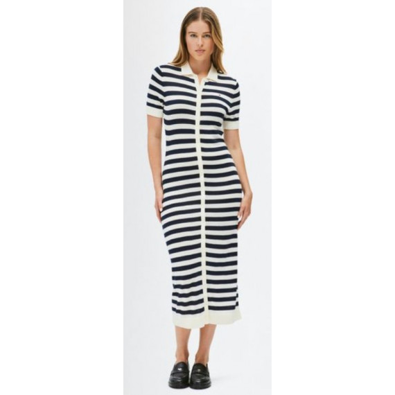 TOMMY HILFIGER - Co Lyocell Vis Ss Polo Swt Dress - 0FC - F|WW0WW44529/0FC