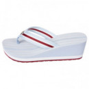 TOMMY HILFIGER - Im Platform Beach Sandal - C1O - F|FW0FW08371/C1O