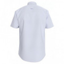 TOMMY HILFIGER - Linen Blend Solid Ss Rf Shirt - Ycf - F|MW0MW40703/YCF