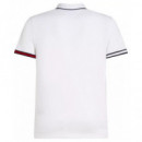 TOMMY HILFIGER - Flag Cuff Slim Fit Polo - Ybr - F|MW0MW38458/YBR