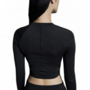 ON RUNNING - Studio Long-t Crop - Black - 1WF11570553/BLACK