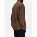 Polo RALPH LAUREN - Luxury Jersey Quarter-zip Pullover - Cedar Heather C8956 - 710812963036/CEDAR Heather C8956