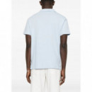 Polo RALPH LAUREN - SSJOHNNYM10-SHORT Sleeve-polo Shirt - Office Blue - 710964512004/OFFICE Blue