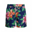 Polo RALPH LAUREN - Traveler-mid-trunk - Iconic Hibiscus Navy - 710963321001/ICONIC Hibiscus Navy