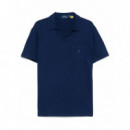 Polo RALPH LAUREN - SSJOHNNYM10-SHORT Sleeve-polo Shirt - Newport Navy - 710964512001/NEWPORT Navy
