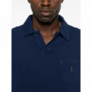 Polo RALPH LAUREN - SSJOHNNYM10-SHORT Sleeve-polo Shirt - Newport Navy - 710964512001/NEWPORT Navy