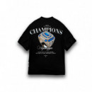 Champions Oversize Black  AGONGYM