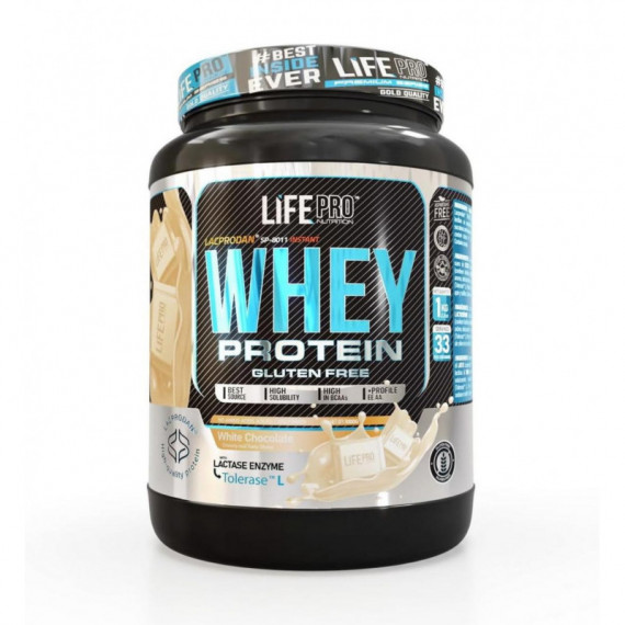 LIFE PRO Whey Protein 1 Kg | Chocolate Blanco