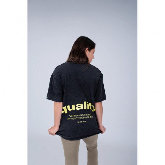 QUALITY HABITS Oversize Black Unisex