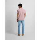 Polo Clasico Liso Coral Claro  SILBON