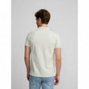 Polo Clasico Liso Verde Claro  SILBON