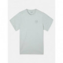 Camiseta Logo Smile Verde  SILBON