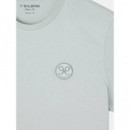Camiseta Logo Smile Verde  SILBON