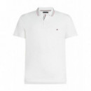 Bt-placket Interest Reg Polo-b White  TOMMY HILFIGER