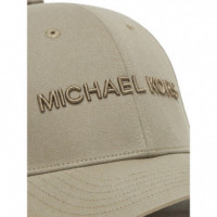 Logo Recycled Twill Cap Dusty Sage  MICHAEL KORS