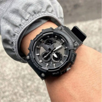 CASIO MCW-200H-1A2 Reloj Cronógrafo Deportivo Negro para Hombre Wr 100M con Esfera Texturizada