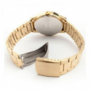 CASIO MTP-V001G-9B Reloj Clásico Dorado para Hombre con Esfera Beige y Correa Metálica