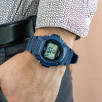 CASIO W-219H-2A Reloj Digital Azul Hombre Estilo Deportivo con Luz Led Wr 50M