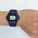 CASIO W-219H-2A Reloj Digital Azul Hombre Estilo Deportivo con Luz Led Wr 50M