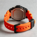 CASIO W-219H-4A Reloj Deportivo Hombre Naranja y Negro con Luz Led Wr 50M