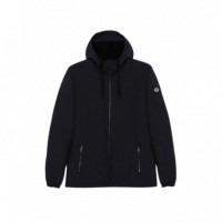 TIWEL Chaquetas Hombre Chaqueta Sakoro Fleece Black