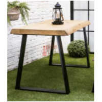 Pata Mesa Ángulo Positivo Negro 710x580 Mm