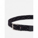 Cinturón de Tejido Elástico Trenzado de TOMMY HILFIGER