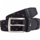 Cinturón de Tejido Elástico Trenzado de TOMMY HILFIGER