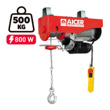 Elevador Electrico AICER 800W 250-500 Kgs