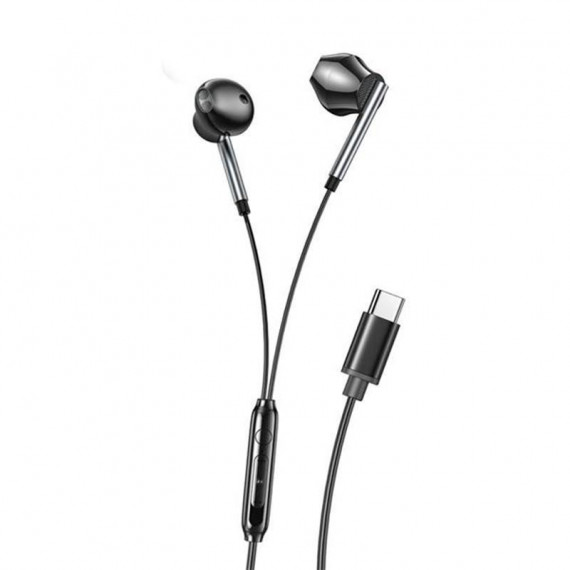 Auriculares con Cable Tipo C EP66 Metal Negro XO