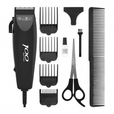 WAHL Home Pro 100 Cortapelos Profesional con Palanca de Ajuste y Kit de 10 Piezas