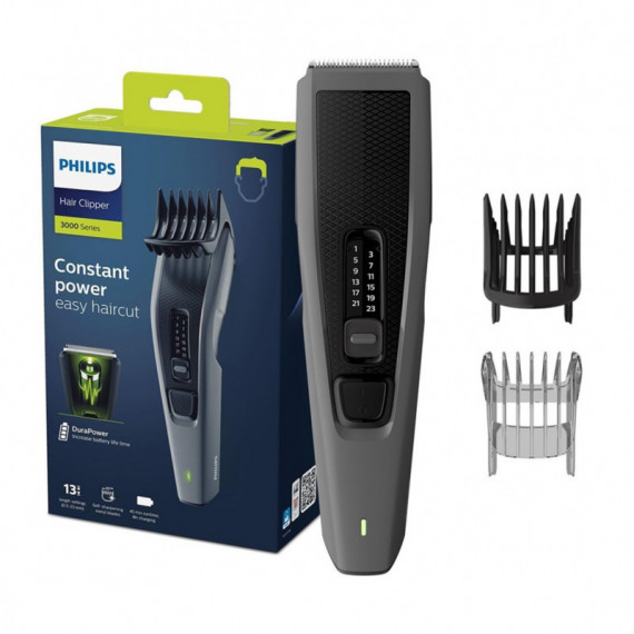 PHILIPS HC3525/15 Cortapelos Profesional Serie 3000 con 13 Longitudes de Corte y Cuchillas Autoafilables